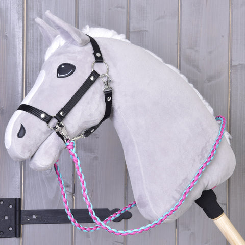 Reins knited pinkie blue