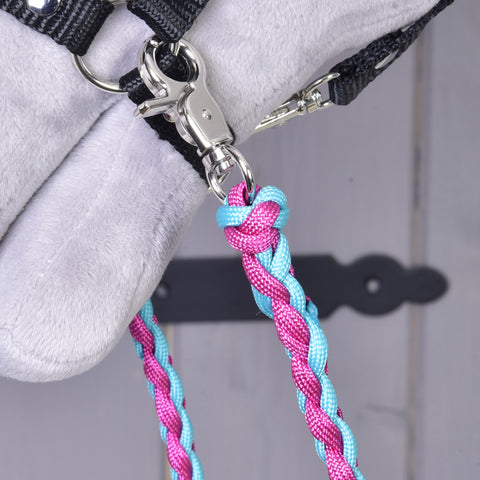 Reins knited pinkie blue