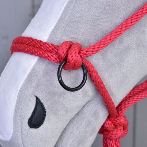 Rope halter red