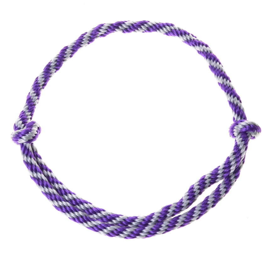Cordeo lila stripe