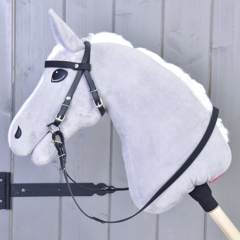 Complete bridle without noseband Pure Black