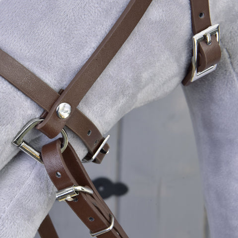 Complete brown bridle with diamonds 3