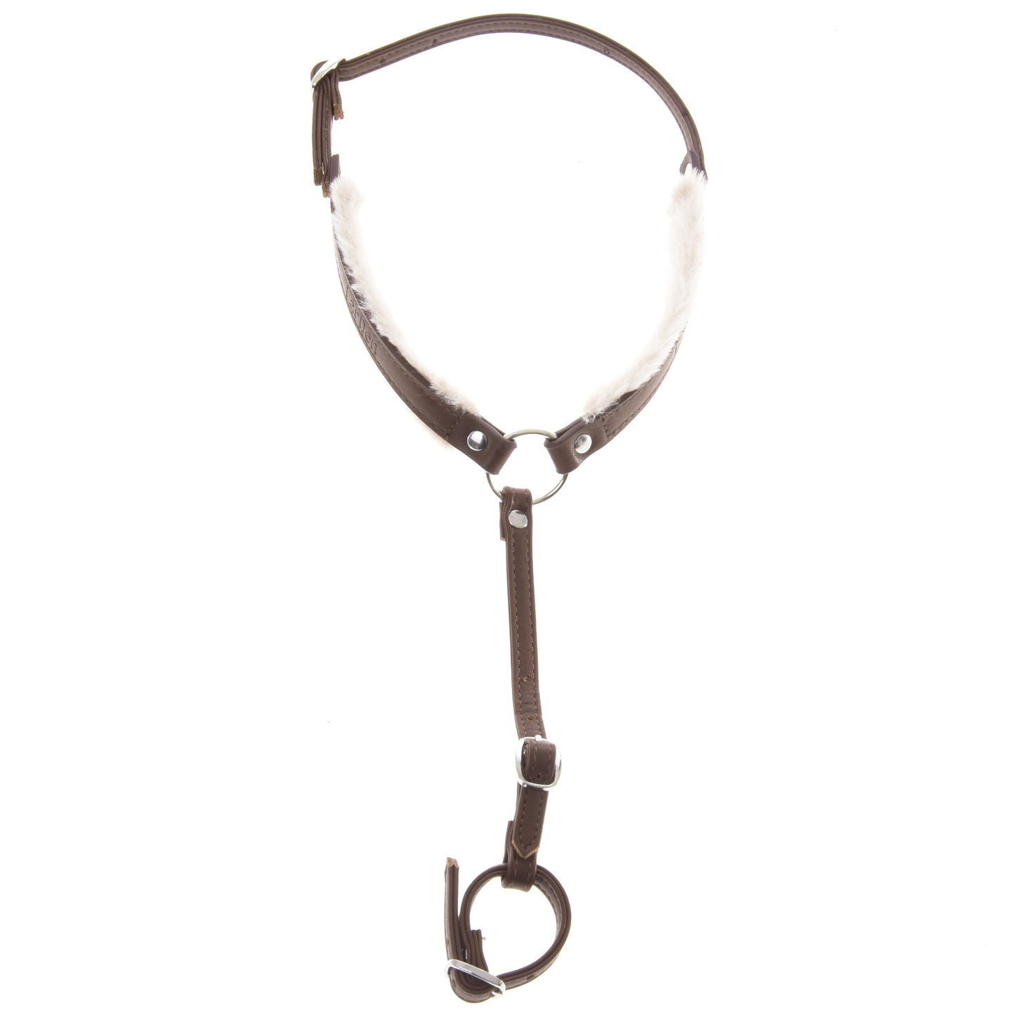 Breastgirth with fur Walnut