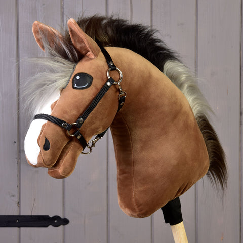 Hobby Horse Caramel NEW with black halter (size M)