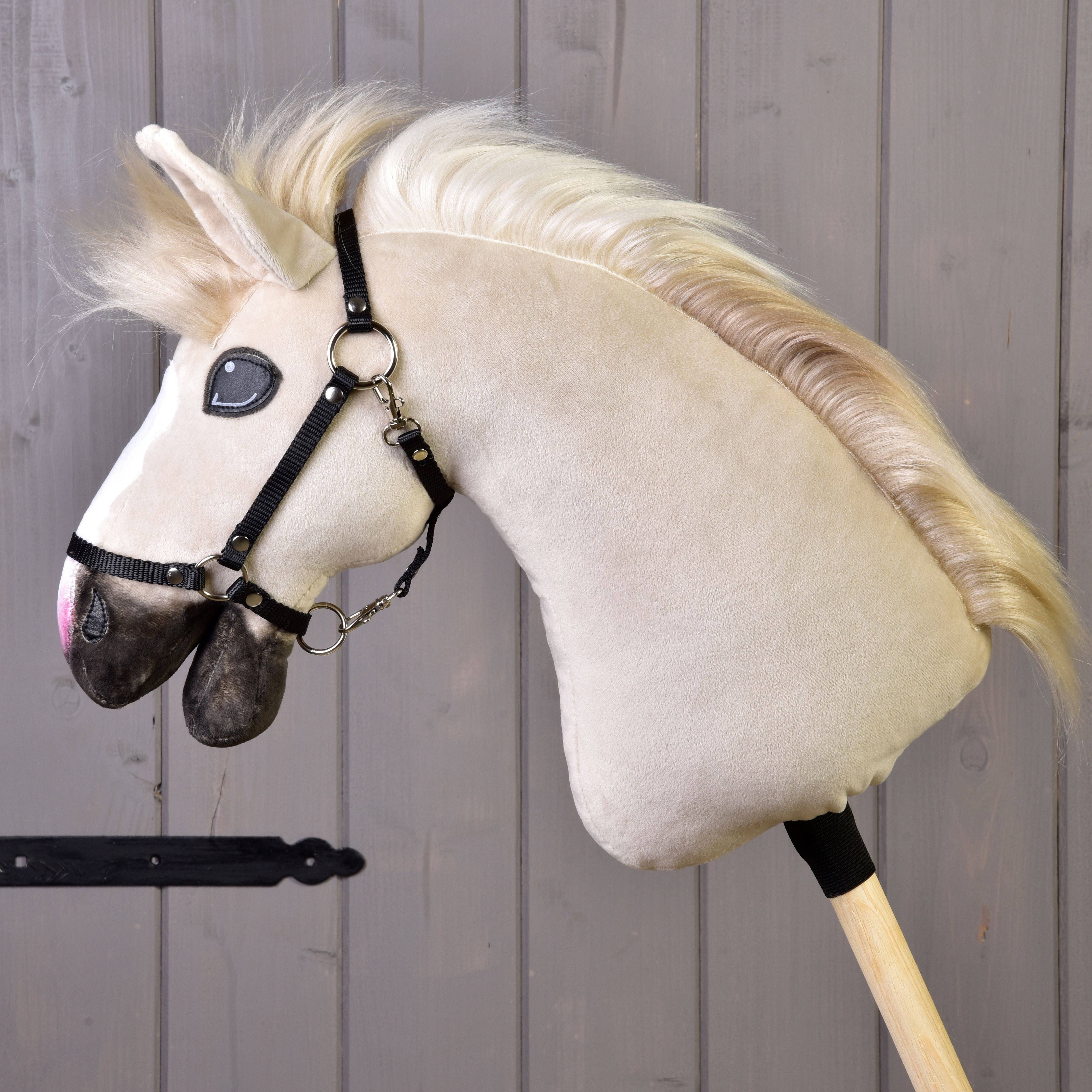 HKM Hobby Horsing Halfter & Strick Set - Schwarz Für Steckenpferde