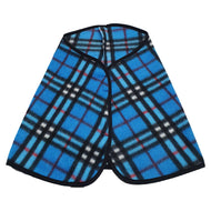 Blanket checkered blue (fleece) (size M)