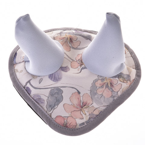 Ear bonnet violet grey (softshell) (size M)