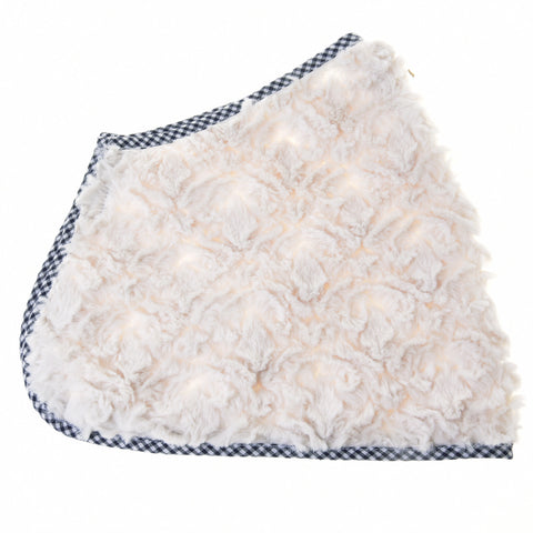 Blanket fur with blue rim (size S) 1