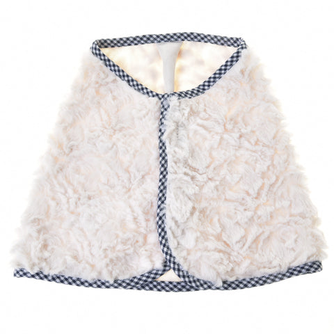 Blanket fur with blue rim (size S)
