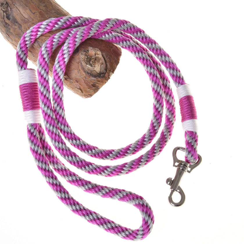 Hobby Horse - Lead rope stripe pink