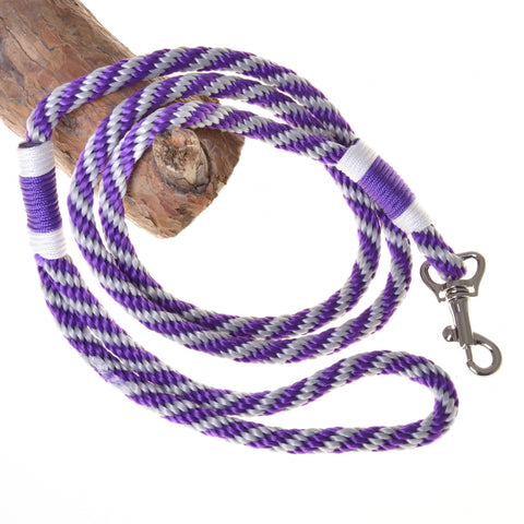 Hobby Horse - Leash lila stripe