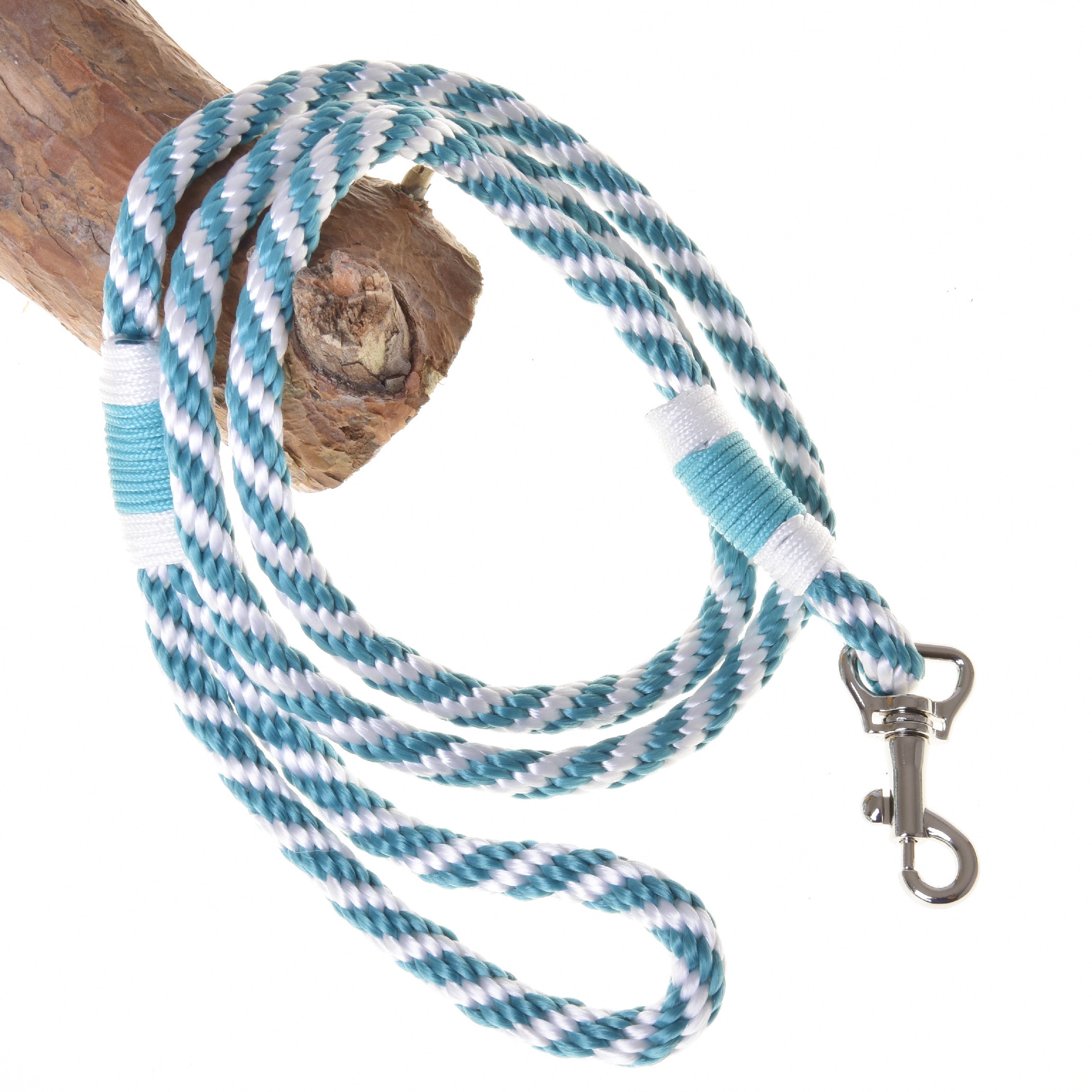 Hobby Horse Leash Turquoise Stripe Hobby Horse LarDen hobby-horse-leash-turquoise-stripe-hobby-horse-larden