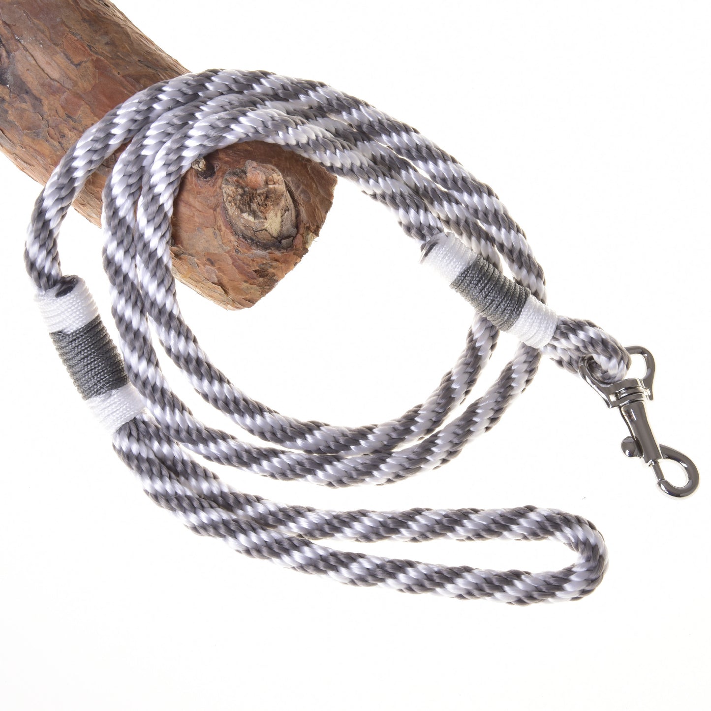 Hobby Horse - Leash silver stripe