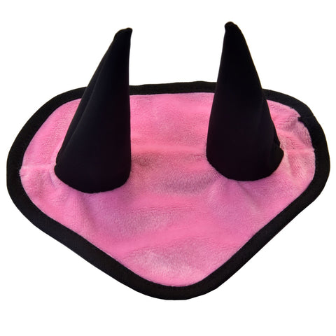 Ear bonnet rose (size M)