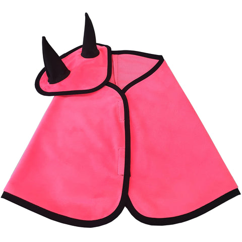 Set Neon Rose (Ear Bonnet+Blanket) (size M)