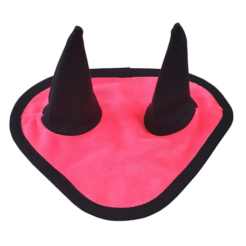 Ear bonnet Neon Rose (size M)