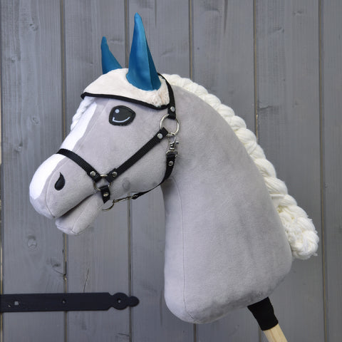 Ear Bonnet Winter (with fur, turquoise ears) (size M) 1