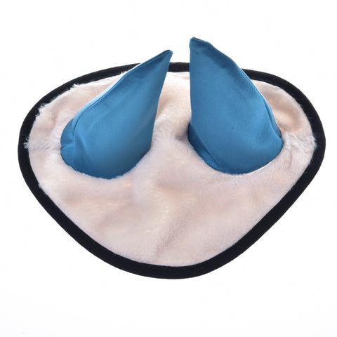 Ear Bonnet Winter (with fur, turquoise ears) (size M)